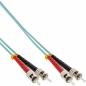 Preview: LWL Patchkabel ST/ST OM3 – Multimode Duplex, halogenfrei